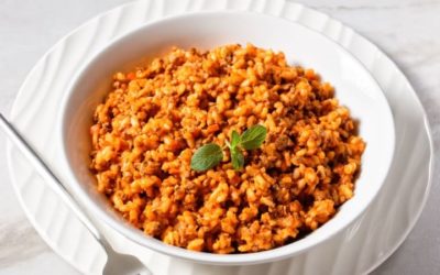 Risotto al ragù di carne