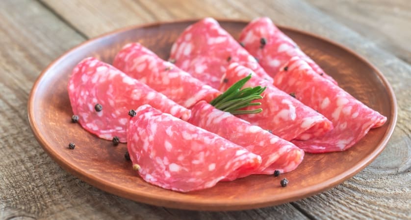 Ricetta Barchette di salame per antipasto