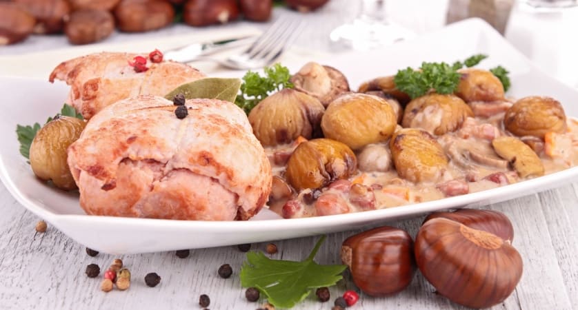 Come preparare un arrosto con castagne autentico?