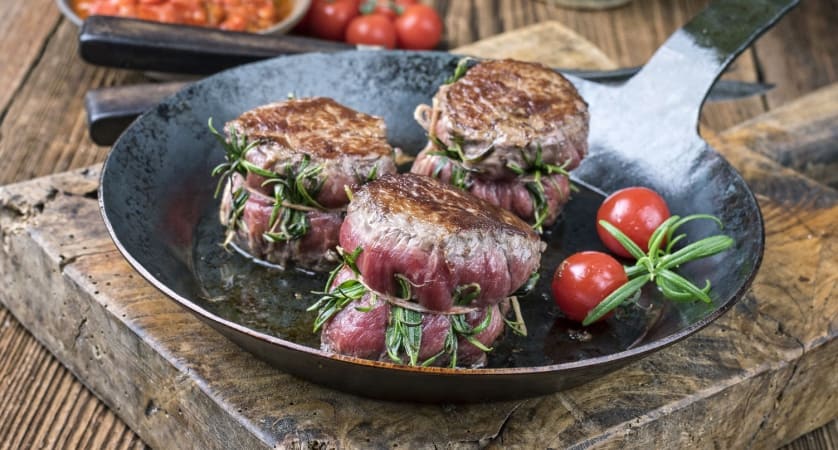 Ricette medaglioni di filetto di manzo in padella