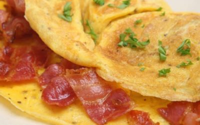 Omelette con pancetta